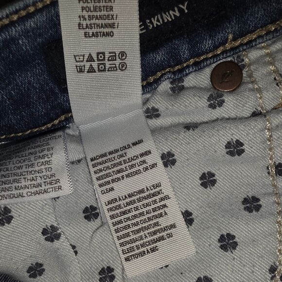 Lucky Brand Bridgette Skinny Button Fly High-Rise Skinny Jeans Size 4/27 - Picture 8 of 11